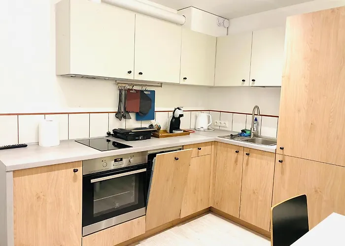 Modern & Cozy Gem - Spacious Retreat With Private Entrance ヴィリニュス